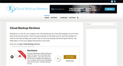Desktop Screenshot of cloudbackupreviews.com