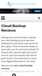 Mobile Screenshot of cloudbackupreviews.com